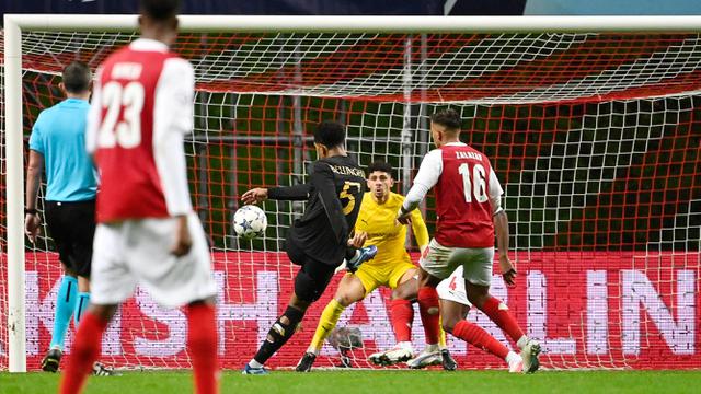 Foto: Gerakan Lincah Jude Bellingham yang Membuat Bek Lawan Kerepotan, Real Madrid Hajar Braga di Liga Champions
