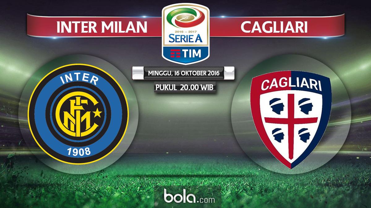 Susunan Pemain Inter Milan Vs Cagliari