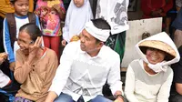 Cawagub Jawa Barat Dedi Mulyadi menyambangi Kabupaten Bekasi (Liputan6.com/ Abramena)