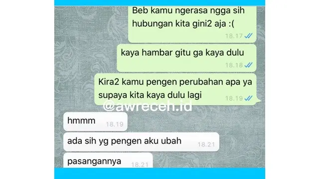 5 Chat Minta Putus Ini Bikin Tepuk Jidat