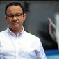 Anies Baswedan saat tiba di Kantor DPP Partai Demokrat, Jakarta, Kamis (2/3/2023). Kunjungan Anies Baswedan untuk memperkenalkan dirinya kepada Majelis Tinggi Partai. (Liputan6.com/Faizal Fanani)