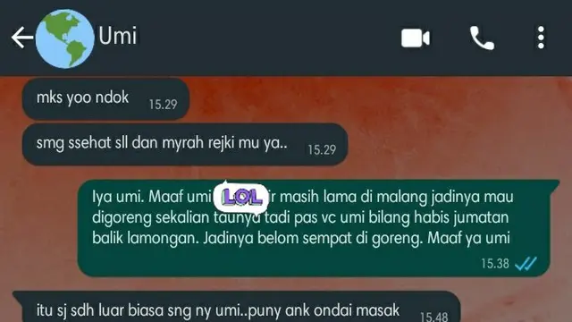 6 Chat dengan Calon Mertua yang Bikin Senyum-Senyum