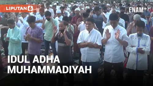 VIDEO: Ribuan Warga Muhammadiyah Surabaya Laksanakan Salat Idul Adha