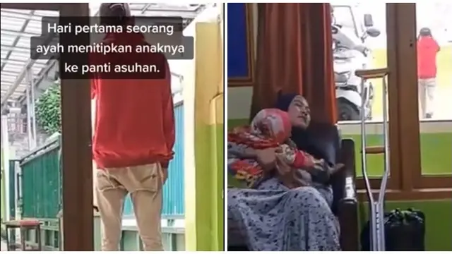 Momen Pilu Perpisahan Ayah yang Titipkan Anak ke Panti Asuhan Ini Bikin Haru Netizen