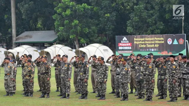 Sambut Sumpah Pemuda, GP Ansor Gelar Apel
