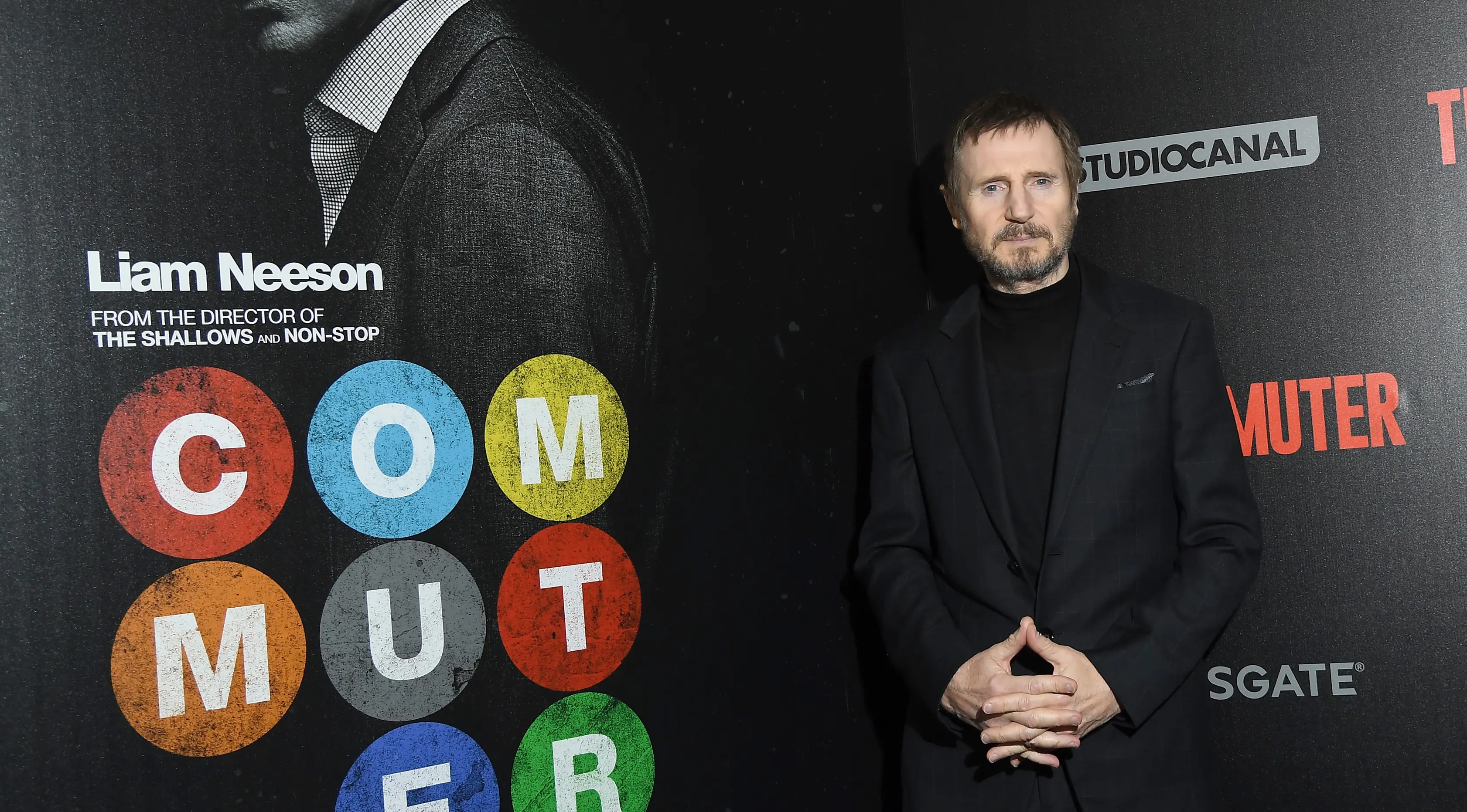 Liam Neeson menghadiri premiere film terbarunya, The Commuter, di New York, 8 Januari 2018. (Jamie McCarthy / GETTY IMAGES / AFP))