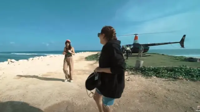 6 Momen Liburan Ashanty dan Nia Ramadhani di Bali, Sempat Takut Naik Helikopter