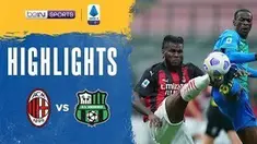 Berita Video Highlights Liga Italia, AC Milan Menelan Kekalahan dari Sassuolo (22/4/2021)