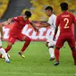 Timnas Indonesia U-16 di Piala AFC U-16 melawan Vietnam. (AFC)