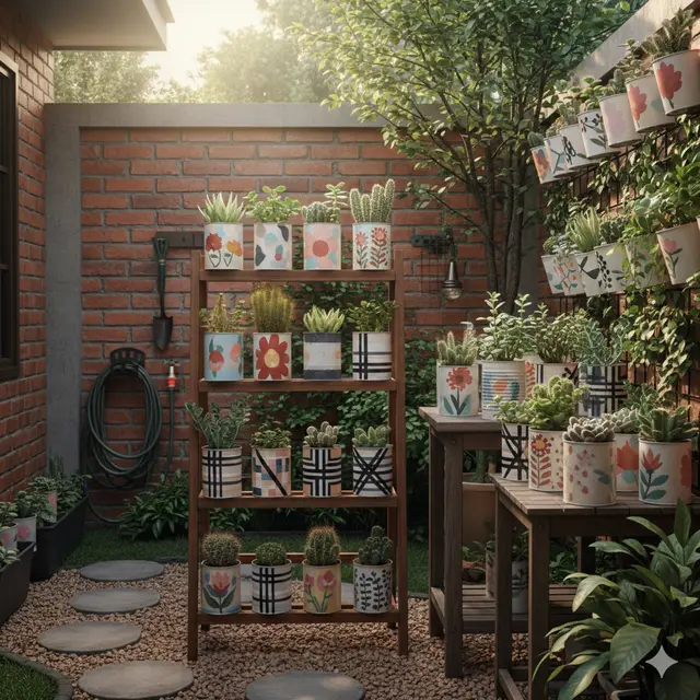 Ide Bertanam di Lahan Sempit dengan Kaleng Bekas