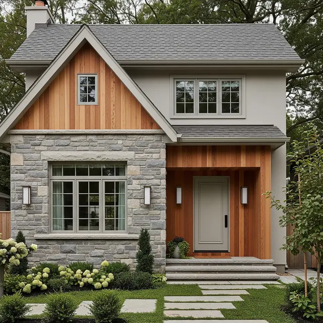 Model Fasad Rumah Kecil yang Lagi Tren (AI Generated)