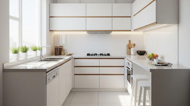 8 Inspirasi Desain Dapur Kecil tapi Rapi dengan Kitchen Set Gantung ...