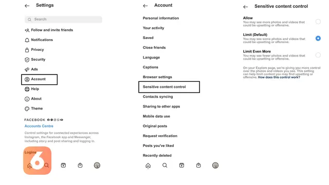 Fitur Sensitive Content Control Instagram