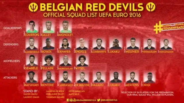 Tim nasional Belgia