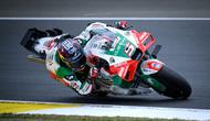 Johann Zarco pada balapan MotoGP Prancis 2025 di Sirkuit Le Mans. (Loic VENANCE / AFP)