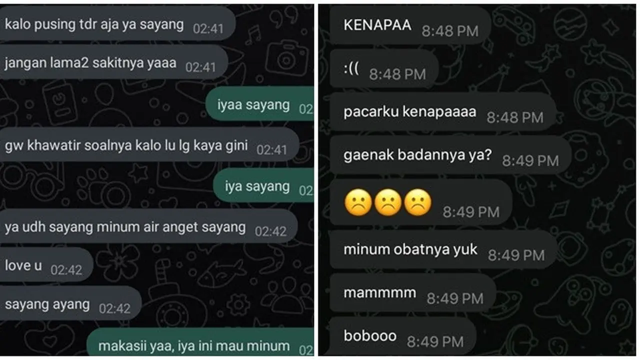 6 Chat Cowok Perhatian Sekaligus Khawatir Saat Pacar Sakit Ini Bikin Baper