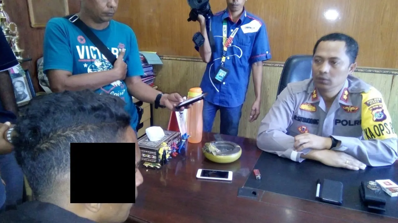 Polantas Aniaya Tukang Ojek di Sikka NTT