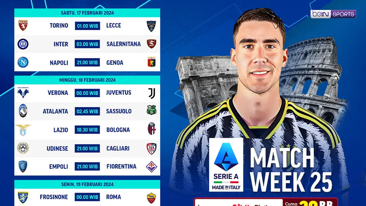 Liga Italia 2023/2024 Matchweek 25