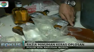 Razia ini digelar demi terciptanya suasana yang kondusif jelang malam pergantian tahun.