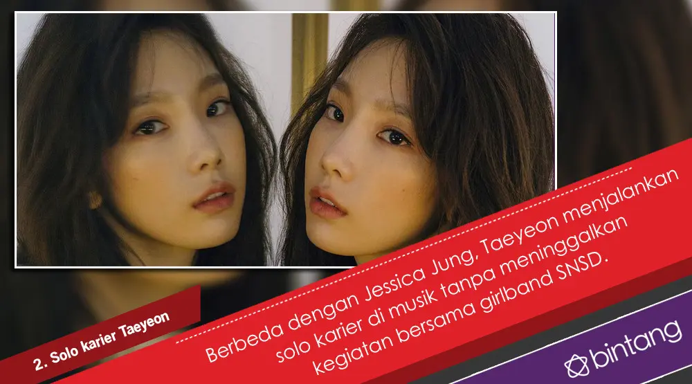 Adu Keren Performa Taeyeon SNSD dan Jessica Jung. (Foto: Twitter/SMTOWNGLOBAL, Desain: Nurman Abdul Hakim/Bintang.com)