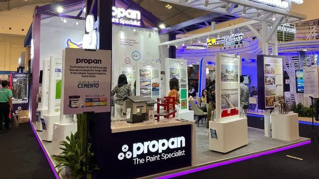 Inovasi Cat Hadapi Perkembangan Nasioanl dan Global di Pameran Konstruksi Indonesia 2024.