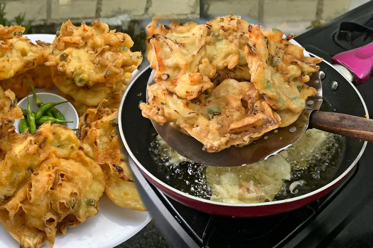 Tips Membuat Bakwan Sayur Renyah Tanpa Banyak Minyak (Credit: Youtube/Ghaziya Warita)