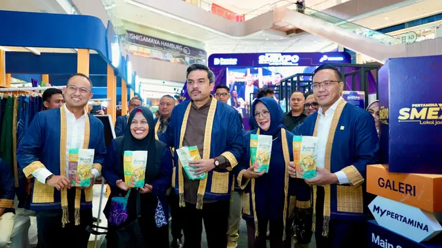 Menteri UMKM Maman Abdurrahman saat membuka Pertamina Small Medium Enterprise Expo (SMEXPO) 2025 di Tangerang Selatan. (Foto: Istimewa)
