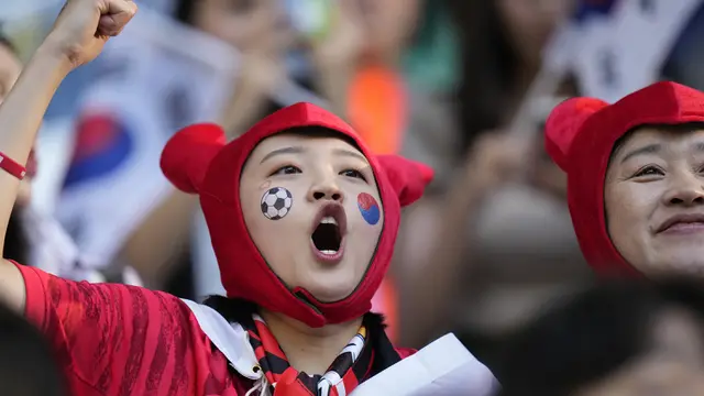 Foto: Cantiknya Suporter Timnas Korea Selatan di Piala Dunia 2022