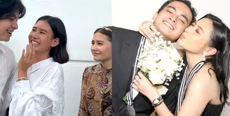Bertempat di Bali, pernikahan Angga dan Shenina menjadi ajang selebriti untuk tampil memukau dengan gaya terbaiknya. Tak terkecuali Prilly, yang mencuri perhatian dengan tampilan elegan nan glamor. Bersama sang kekasih, Omara Esteghlal, keduanya tampil serasi dalam balutan outfit serba hitam yang chic dan sophisticated.