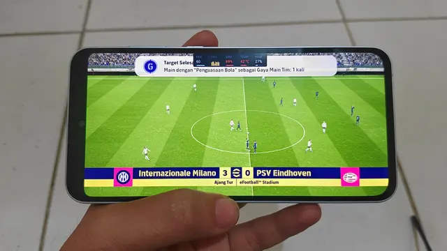 Uji Game e-Football di Galaxy A55 5G
