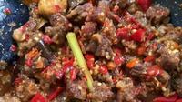 Resep daging sapi rica-rica full bumbu. (dok. Cookpad @rizka128)
