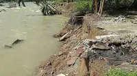 Erosi di Gampong Alue Keumang, Kecamatan Panteu Ceureumen, Aceh Barat (Ist)