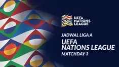 Berita motion grafis jadwal UEFA Nations League Liga A matchday ketiga. Prancis ditantang Portugal pada Senin (12/10/2020) di Stade de France, Saint-Denis, Prancis.