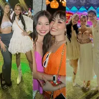 Tamu artis yang hadir di pesta ulang tahun Luna Maya. [Instagram]