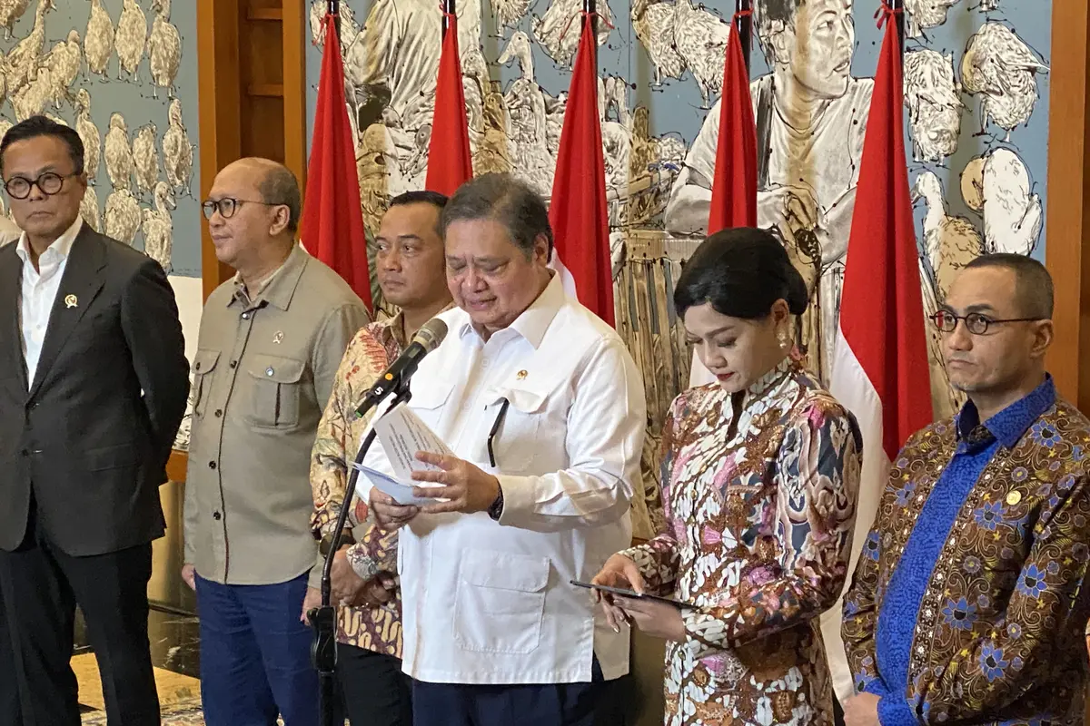 Menteri Koordinator Bidang Perekonomian Airlangga Hartarto