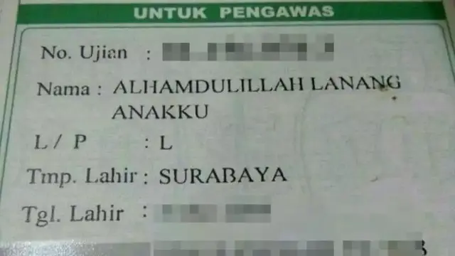 6 Nama Murid dan Mahasiswa Unik Ini Bikin Guru Terheran-heran, Kreatif Banget