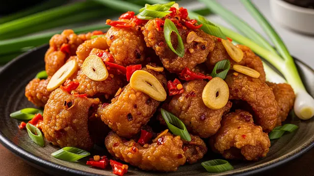 Resep Kulit Ayam Cabe Garam