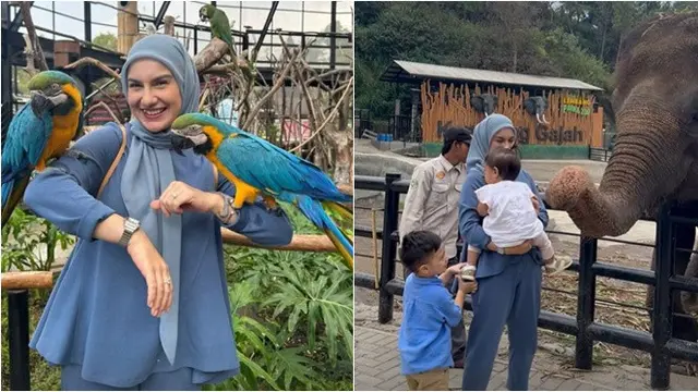 Masih Tanpa Ammar Zoni, Ini 6 Potret Irish Bella Ajak Anak Pelesir ke Lembang