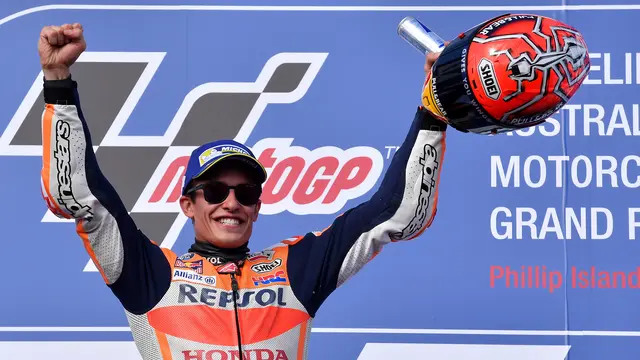 Lewati Duel Sengit, Marquez Juara MotoGP Australia