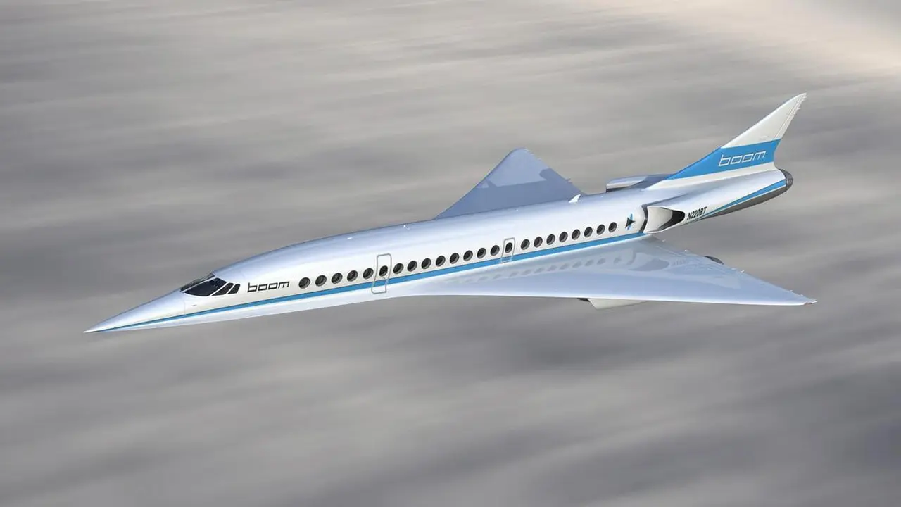 Boom Supersonic, pesawat ultra cepat yang diklaim mampu memberikan harga terjangkau (AFP/Boom Supersonic)