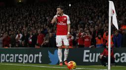 Pemain kelahiran Gelsenkirchen, Jerman itu berhasil memecahkan rekor yang sebelumnya dipegang oleh legenda Manchester United, Eric Cantona. (AFP Photo/Adrian Dennis)