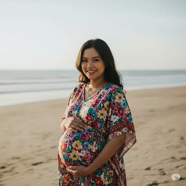 7 Inspirasi Outfit Ibu Hamil ke Pantai Terbaru 2025: Nyaman dan Stylish