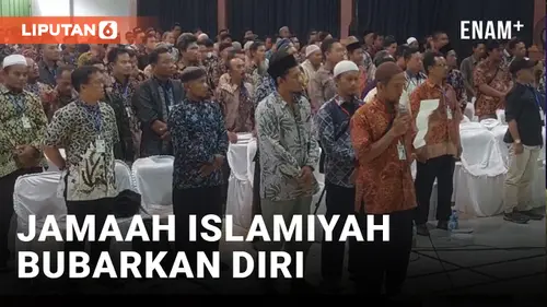 VIDEO: Kumandangkan Indonesia Raya, Anggota Jamaah Islamiyah Bubarkan Diri