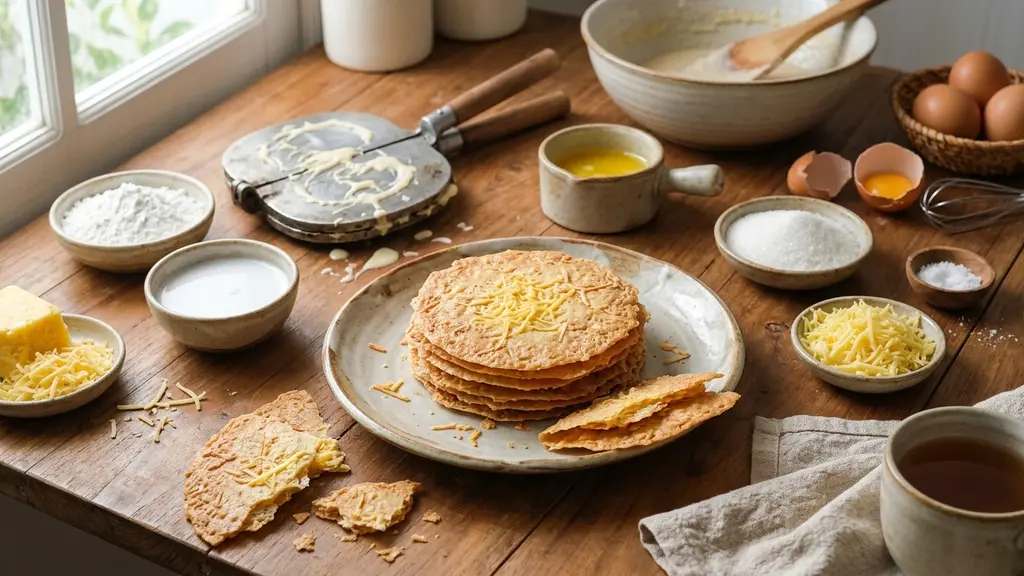 Resep Kue Gapit Keju dengan Tekstur Tipis dan Garing (AI Generated)