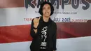 Bisma Karisma memang selalu tampil simpel alias enggak ribet. Begitu juga saat dirinya sedang menghadiri jumpa media untuk film terbarunya 'Koboy Kampus' yang disutradarai oleh Pidi Baiq. (Kapanlagi.com/Bayu Herdianto)