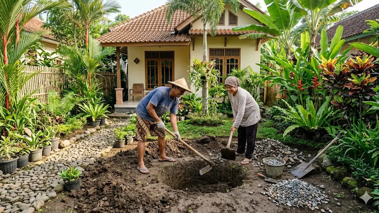 Cara Membuat Sumur Resapan Mini di Rumah untuk Atasi Banjir dan Jaga Air Tanah
