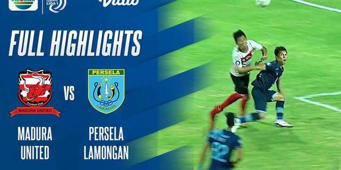 VIDEO: Highlights BRI Liga 1, Madura United Imbang 1-1 Kontra Persela Lamongan
