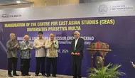 Universitas Prasetiya Mulya luncurkan Centre for East Asian Studies (CEAS) atau Pusat Studi Asia Timur (PSAT) pada Rabu (12/6/2024) di Gedung Pakarti, Jakarta. (Dok. Liputan6.com/Khairisa Ferida)