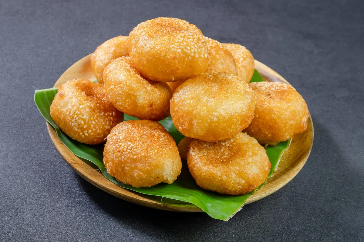 resep tape goreng wijen