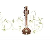Pandit Ravi Shankar, figur yang jadi Doodle di laman Google hari ini, Kamis (7/4). (Google)